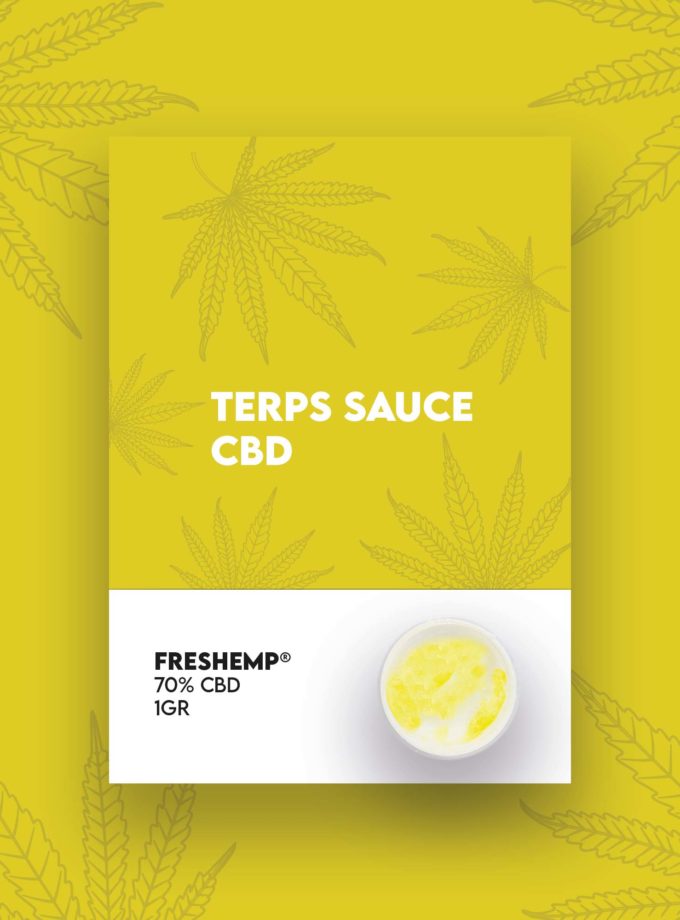 terps sauce 70% cbd freshemp 1gr - extrait cannabis package - recto